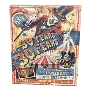 2021 Universal Studios Halloween Horror Nights Jack Circus Crate Wood Sign